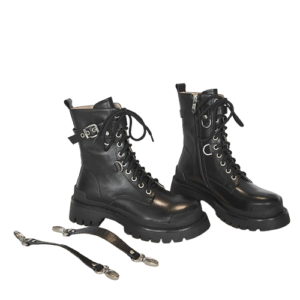 Women's Full Leather British Style Thick Sole Martin Boots | ShopDecimals