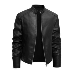 Men's PU Leather Jacket For Spring And Autumn | ShopDecimals