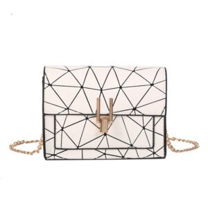 Geometric rhombic square Handbag | ShopDecimals