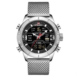 Double Display Men's Multi-function Waterproof Sports Watch | ShopDecimals