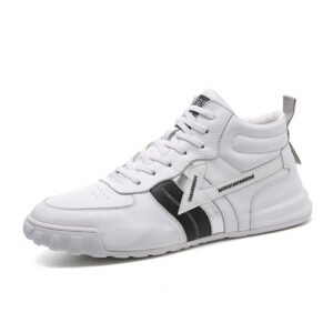 Autumn New High-top Leather-covered Shoes | ShopDecimals