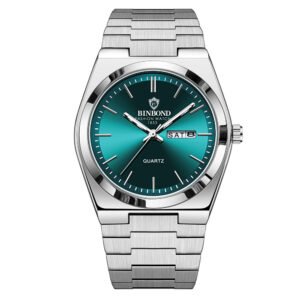 Fashion Stainless Steel Buckle Men's Business Casual Quartz Watch | ShopDecimals