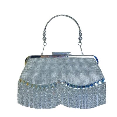 Brand Evening Banquet Bag – Feather‑Light 55 mm Wide Clutch with Triple Finish (Black, Gold, Silver) and Handy Phone Pocket