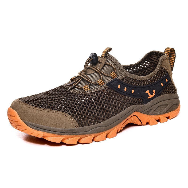 Cool Ventilated Hiking Shoes for Men - Breathable Mesh Keeps Feet Dry