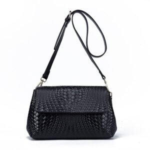 Genuine Leather Women's Woven Bag Crossbody Small Bag Women's Shoulder Messenger Bag | ShopDecimals