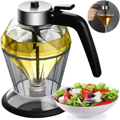 Elegant Diamond-Shaped 200 ml Glass Jug – Shopdecimals Multi-Use Kitchen Essential