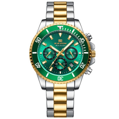 Multifunctional Three-eye Quartz Watch Waterproof And Luminous | ShopDecimals