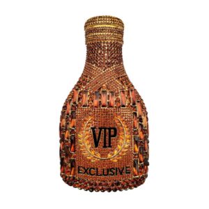 Champagne Bottle Diamond Hand Holding Dinner Bag | ShopDecimals
