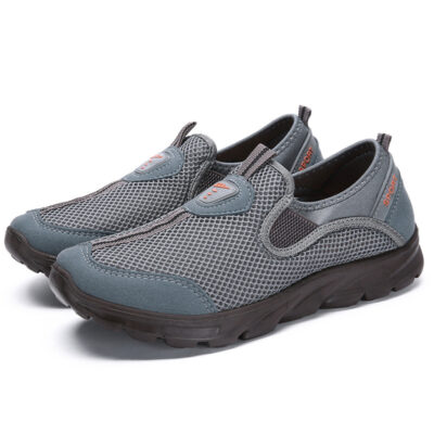 Comfortable Men's Net Shoes Breathable Flat Cloth Shoes Sports Running Shoes | ShopDecimals