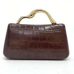 Women's Affordable Luxury PU Structured-handle Evening Bag | ShopDecimals