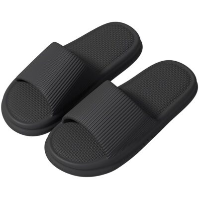 Minimalist Home-use Bathroom Slippers With A Plush Cushioned Feel For Men | ShopDecimals