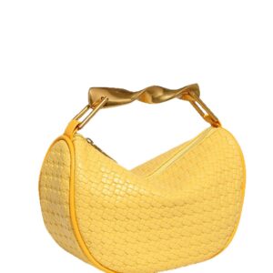 Straw Woven Dumpling Chain Shoulder Crossbody Bag Woven | ShopDecimals