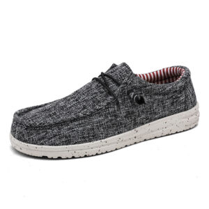 Cross-Border Large Size Men's Shoes, Loafers, Korean Style Fashionable Casual Trendy Men's Breathable Lightweight Lazy Slip-On Light Canvas Shoes | ShopDecimals