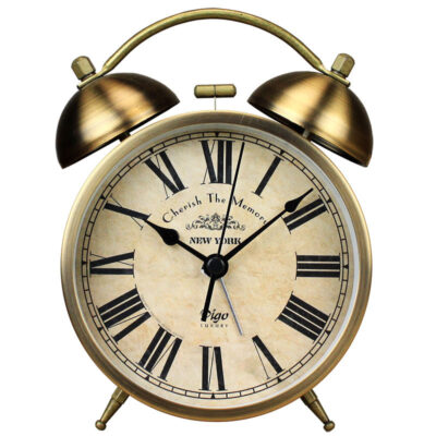 4 Inch Metal Bell Retro Alarm Clock