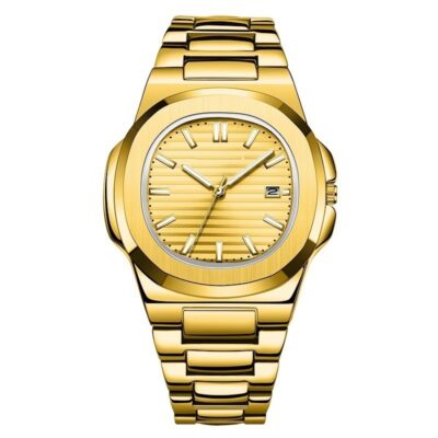 Fashion Steel Belt Calendar Luminous Watch Men | ShopDecimals
