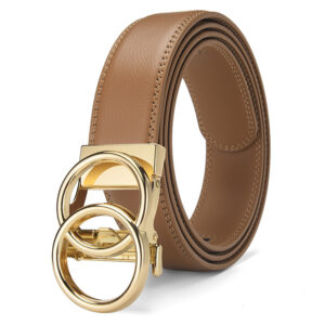 Automatic Buckle Real Leather 14-grain Belt Can Be Fixed Men's Simple Business Belt 3.5cm | ShopDecimals
