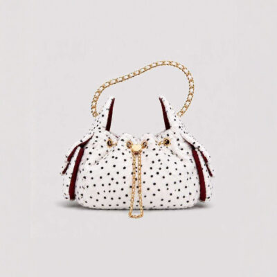 Women's Retro Chanel-Style Handbag With Chain Strap Can Be Carried As A Tote Or Crossbody Bag