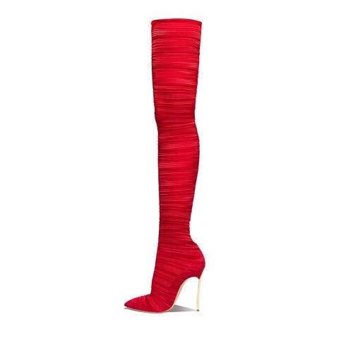 Lightweight 350 mm Over‑the‑Knee Stiletto Boots – Comfortable All‑Day Fit in Apricot, Black & Red | Shopdecimals
Product Information:Product Category: Fashion Boots Applicable age: adult Upper material: microfiber Sole Material: Rubber Applicable gender: female Style: Europe and America Toe shape: pointed Heel shape: stilettoSize Information: Size: 34,35,36,37,38,39,40,41,42  Package List:Knee Boots * 1

Stand out with sleek, knee‑high style that stays comfortable all day; the 1.50 kg construction keeps the boots lightweight while the 350 cm tube length provides full coverage in apricot, black or red. Discover how the precise fit from size 34‑43 delivers confidence in every step.

https://shopdecimals.com.ng/high-tube-over-the-knee-boots-foreign-trade-europe-and-america-over-the-knee-boots-shopdecimals/